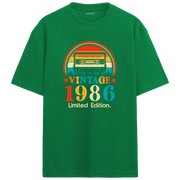 1986 Mixtape Oversize Tişört | Colermi