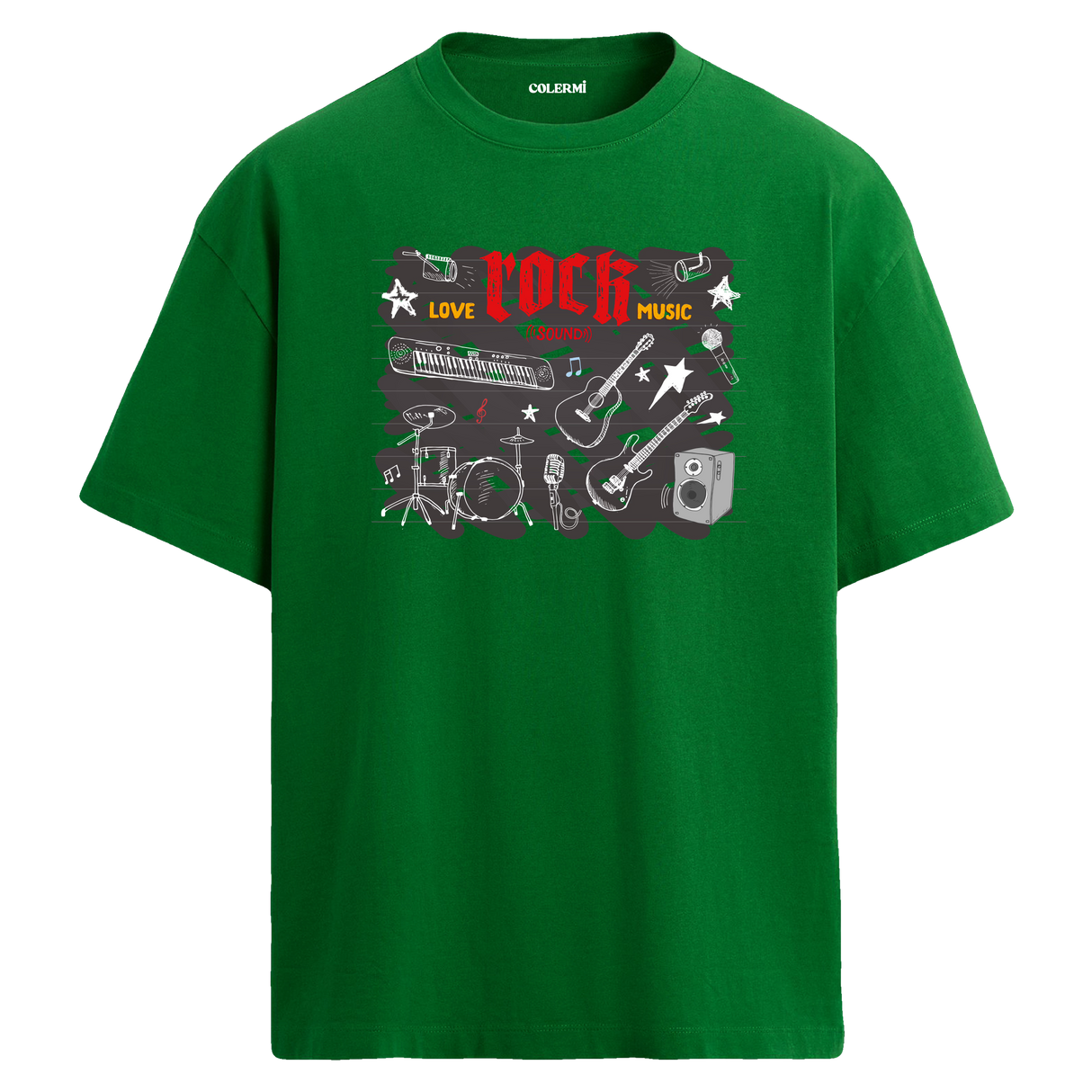 Love Rock Music Oversize Unisex T-Shirt