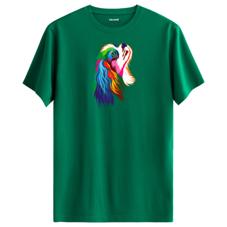 Colorful Cavalier Spaniel Tee – Vibrant Artistic Tee for Dog Lovers