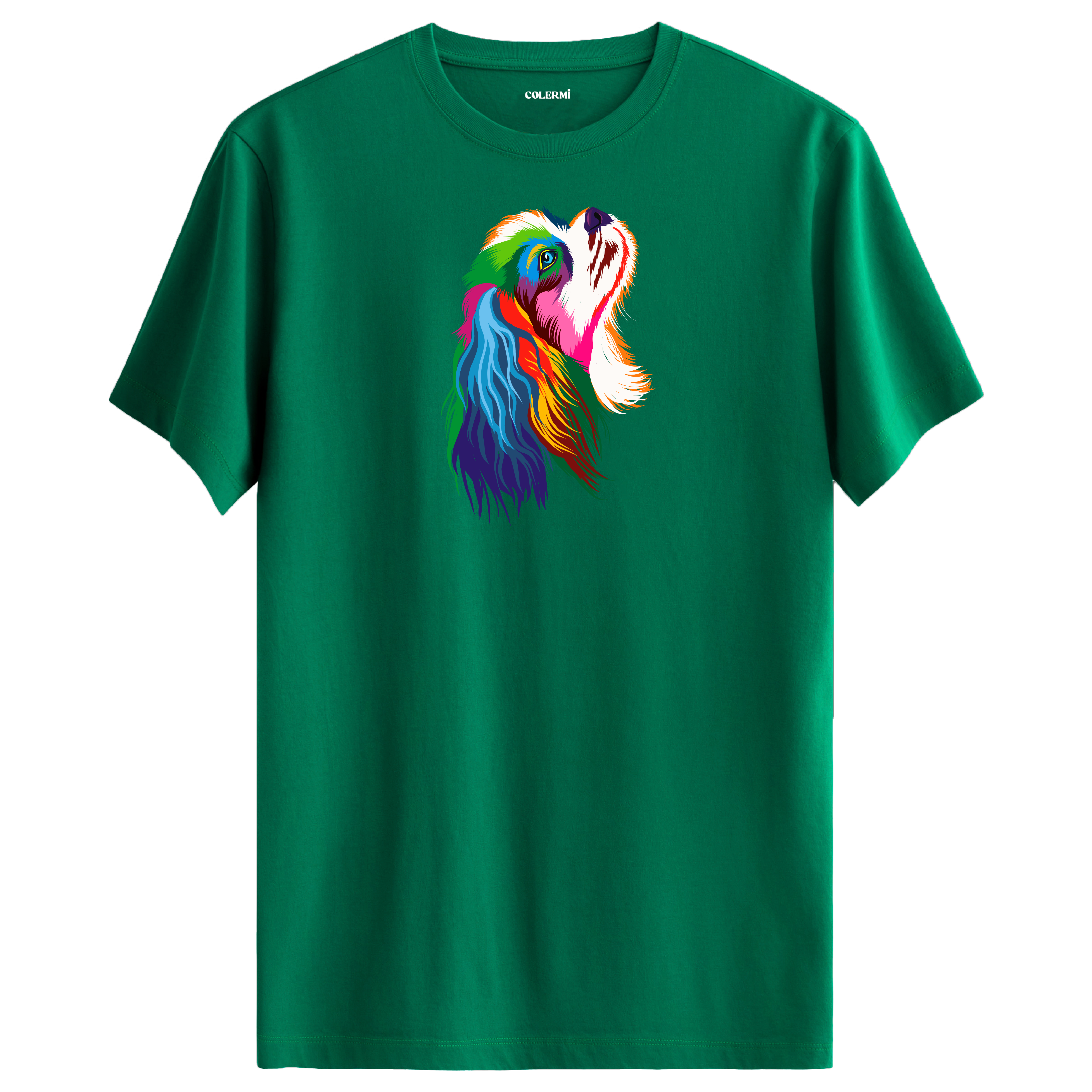 Colorful Cavalier Spaniel Tee – Vibrant Artistic Tee for Dog Lovers