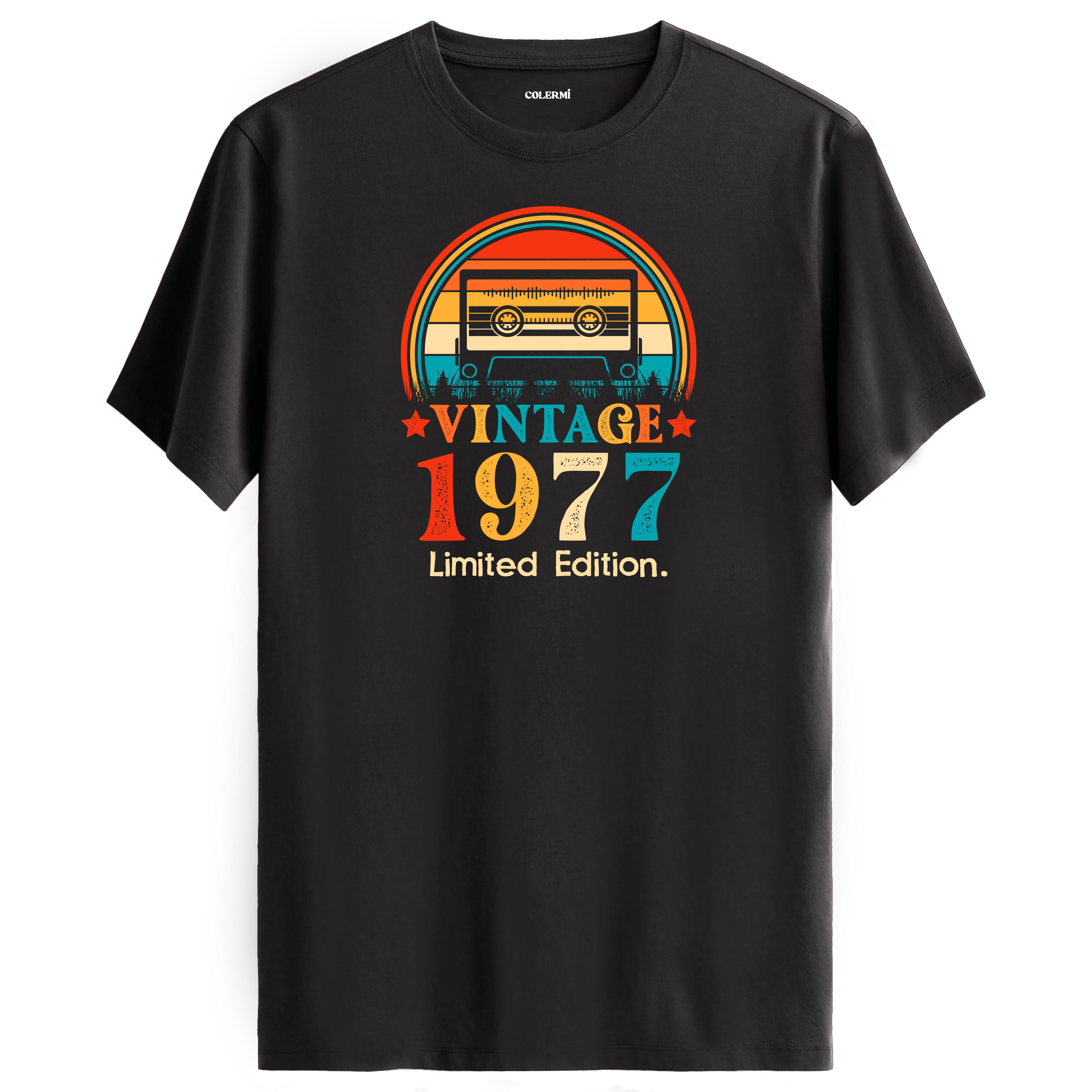 1977 Mixtape Vintage Tişört | Colermi