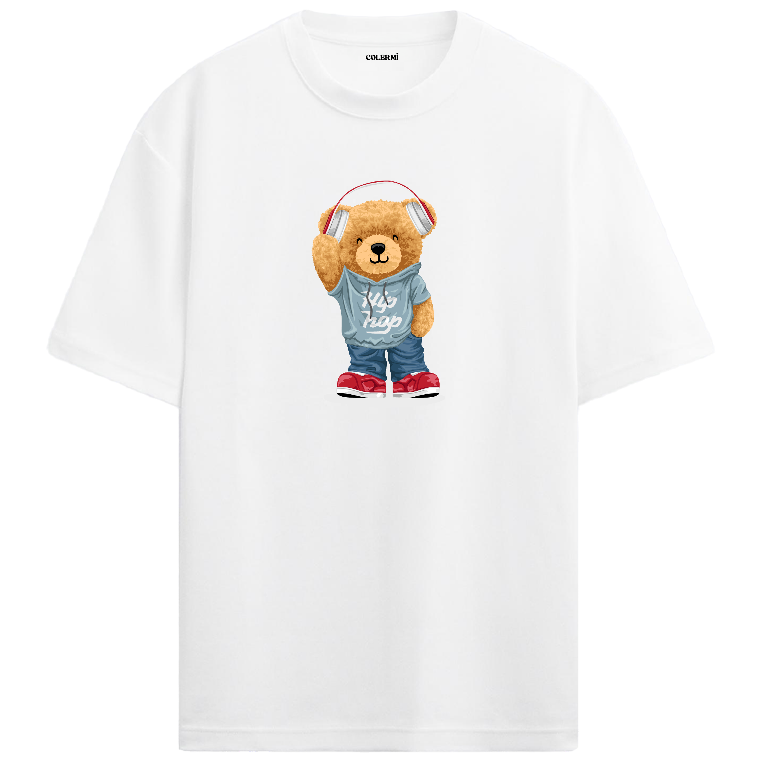 Hip Hop Bear Oversized T-Shirt