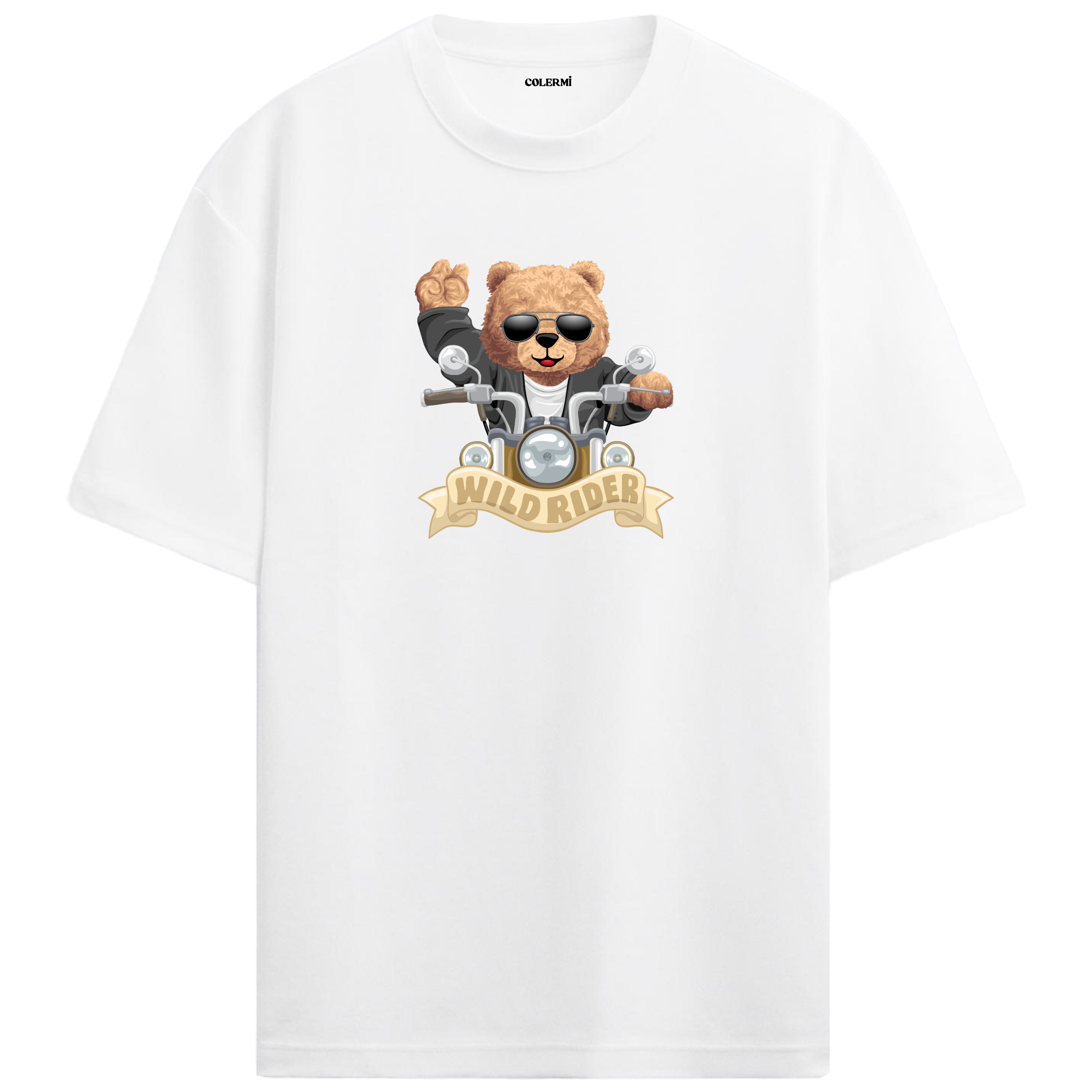 Wild Rider Bear Oversized T-Shirt