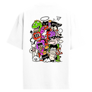 Urban Chaos Sırt Baskılı Oversize T-Shirt