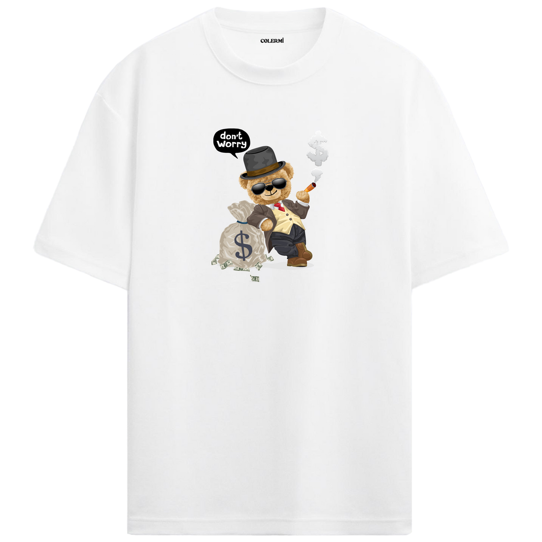 Millionaire Bear Oversized T-Shirt