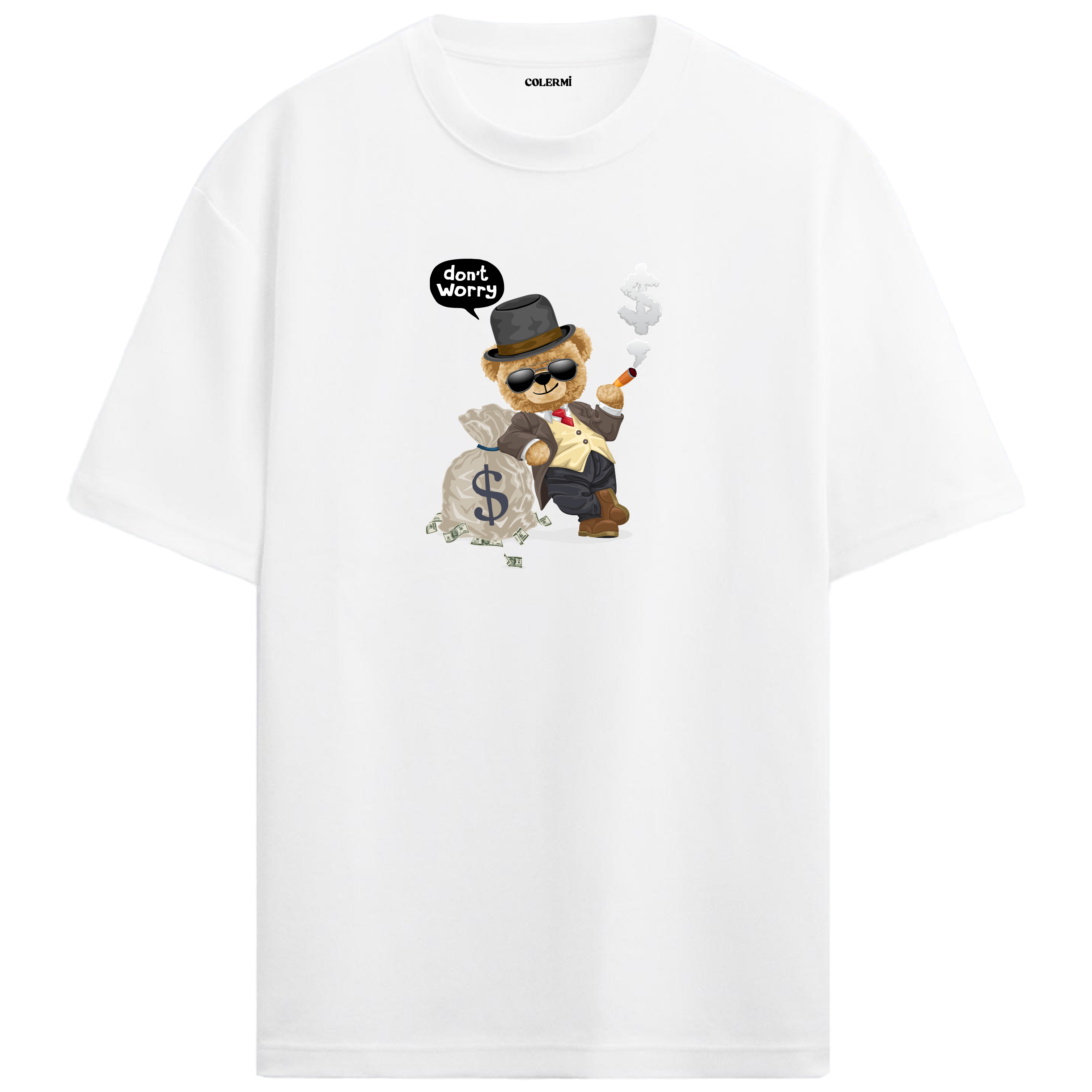 Millionaire Bear Oversized T-Shirt