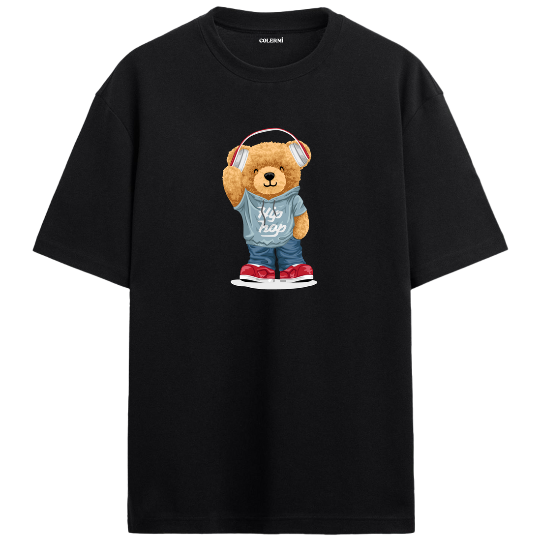 Hip Hop Bear Oversized T-Shirt