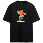 Skateboard Style Bear Oversized T-Shirt