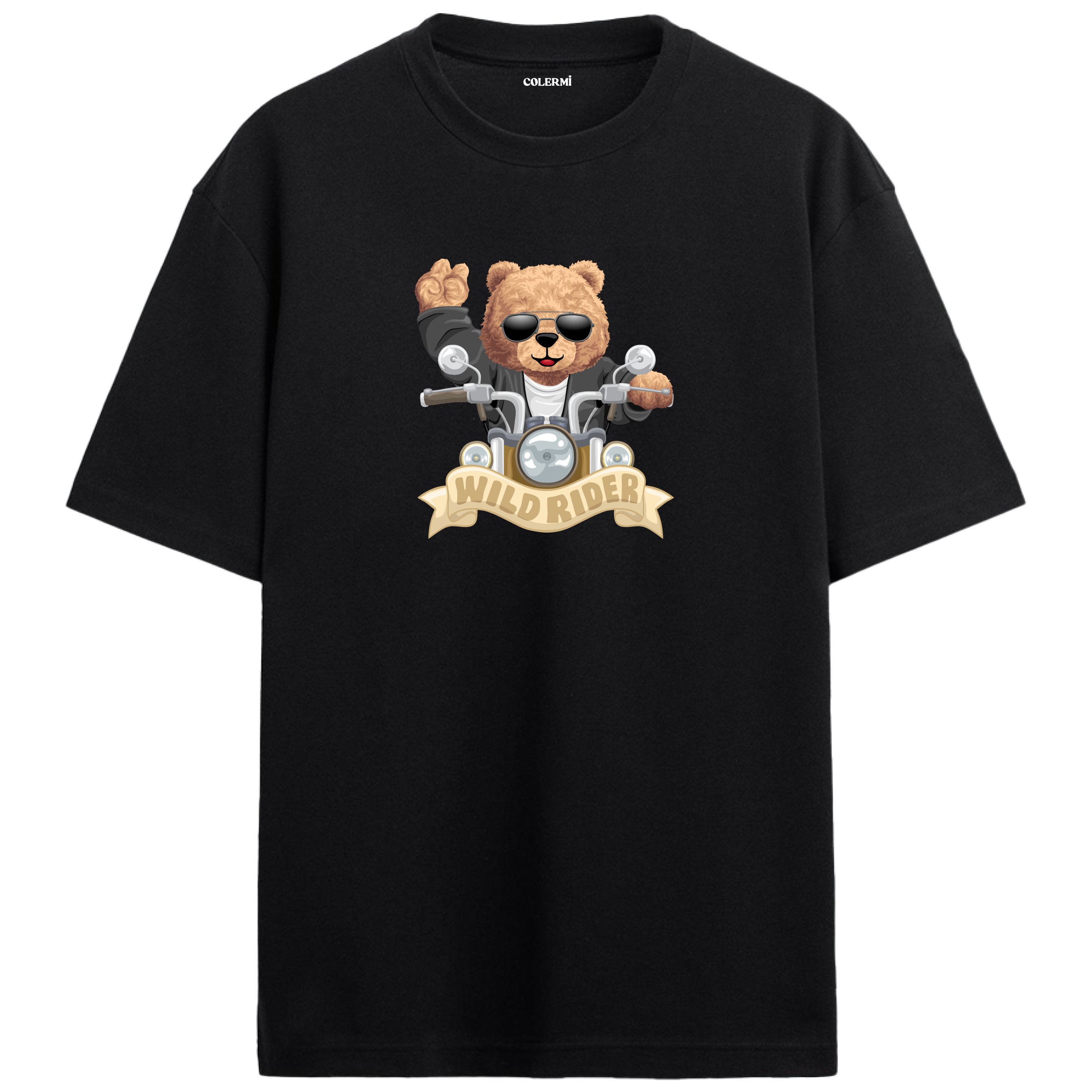 Wild Rider Bear Oversized T-Shirt