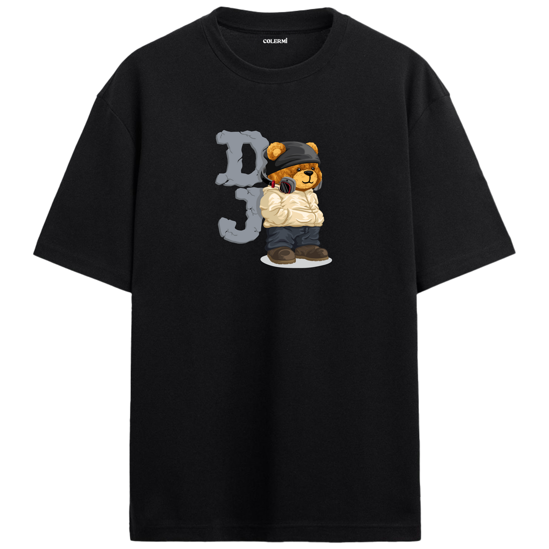 DJ Bear Oversized T-Shirt