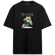 Skater Bear Oversized T-Shirt