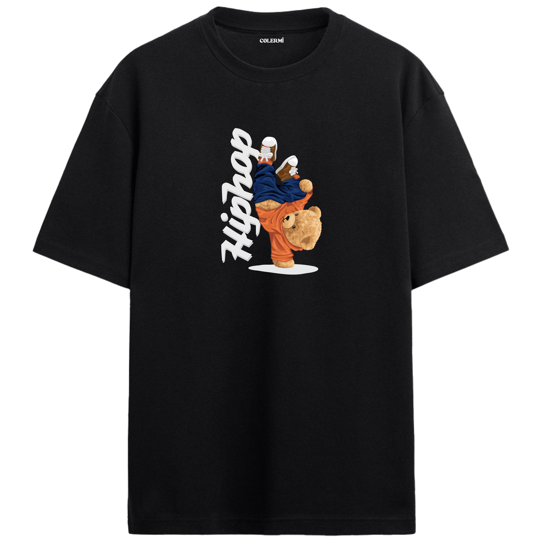 Hip Hop Bear Oversized T-Shirt