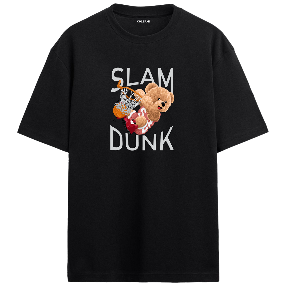 Basketball Bear Oversized T-Shirt