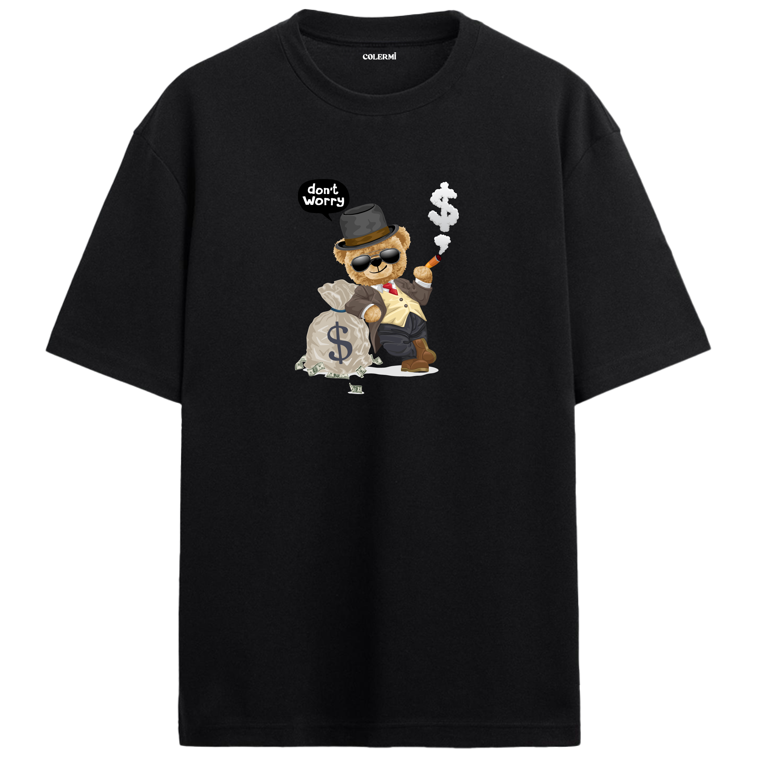 Millionaire Bear Oversized T-Shirt