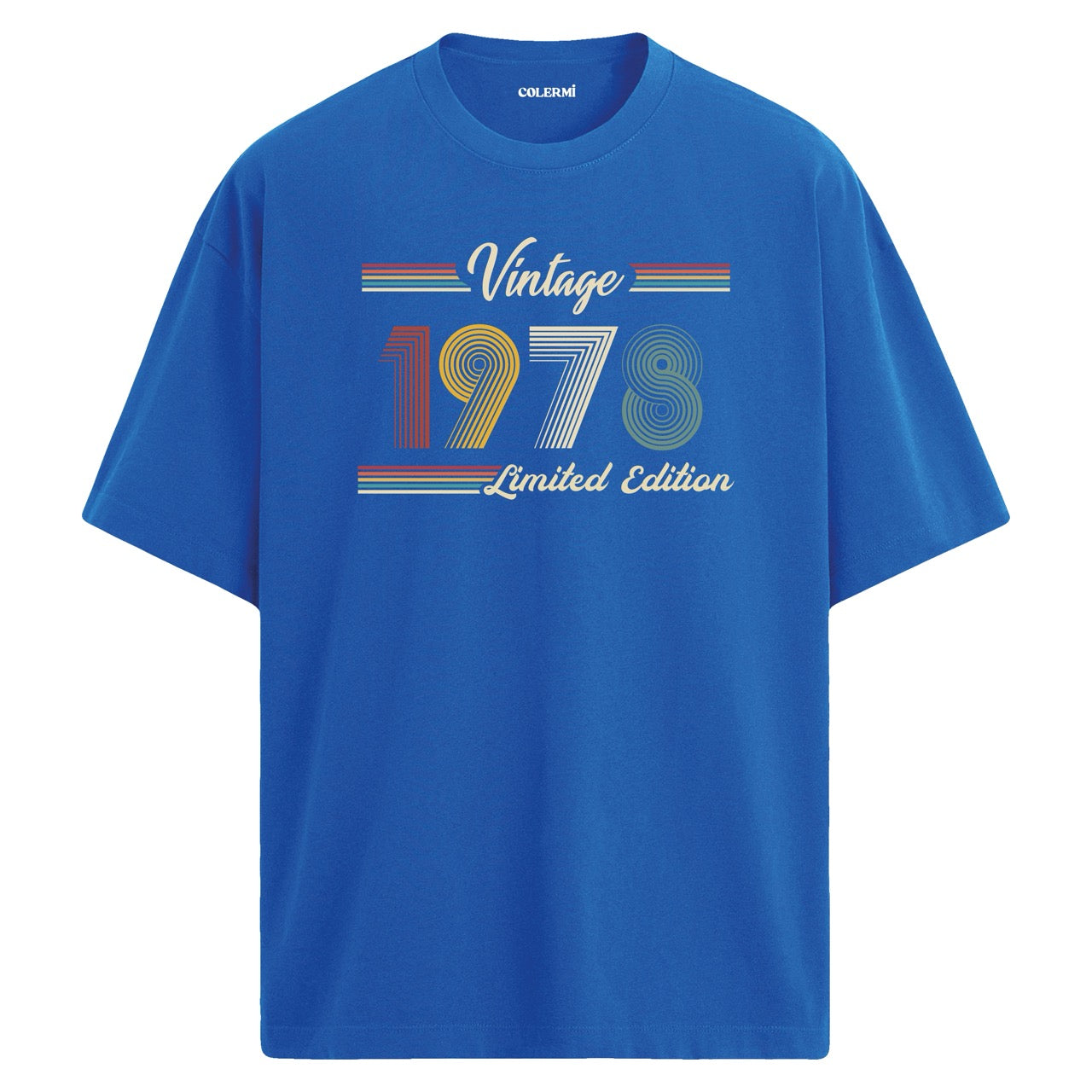 Colermi Vintage Oversize Tişört – Klasik 1978