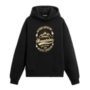 Mountains Are Calling Graphic Hoodie - Explore Nature, Yellowstone Adventure