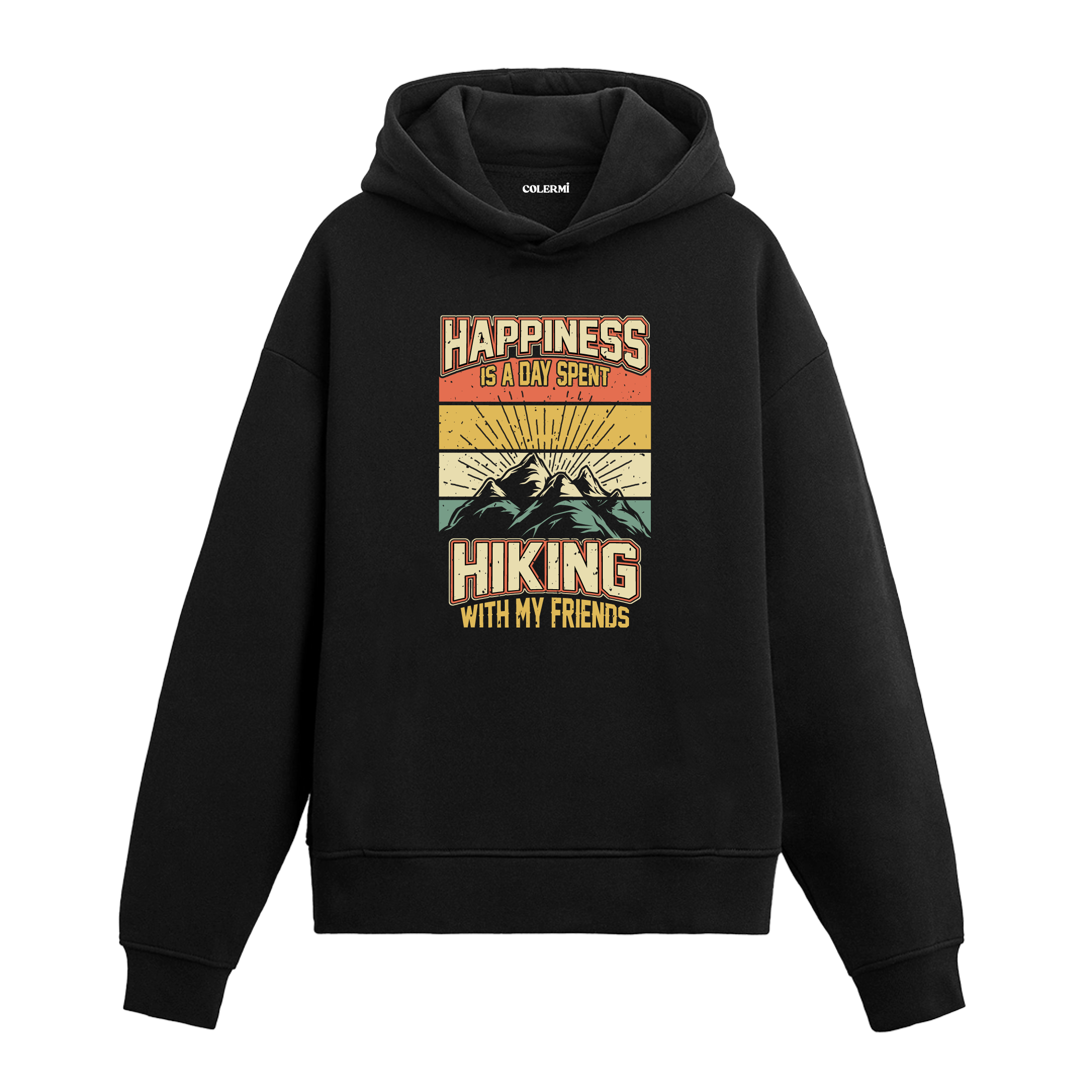 Happy Moments with Friends: Nature’s Joy Sweatshirt