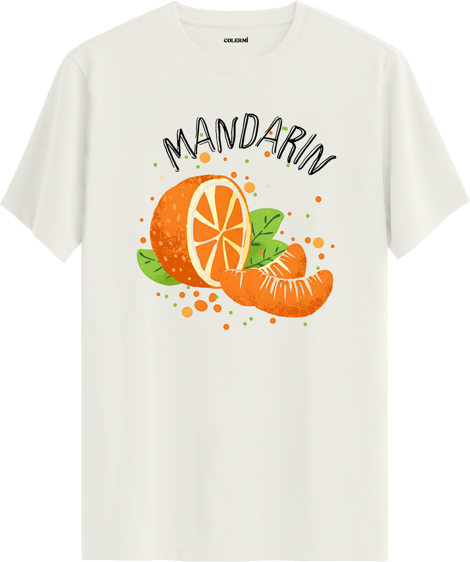 Mandalina Baskılı Tişört | Colermi Tişört