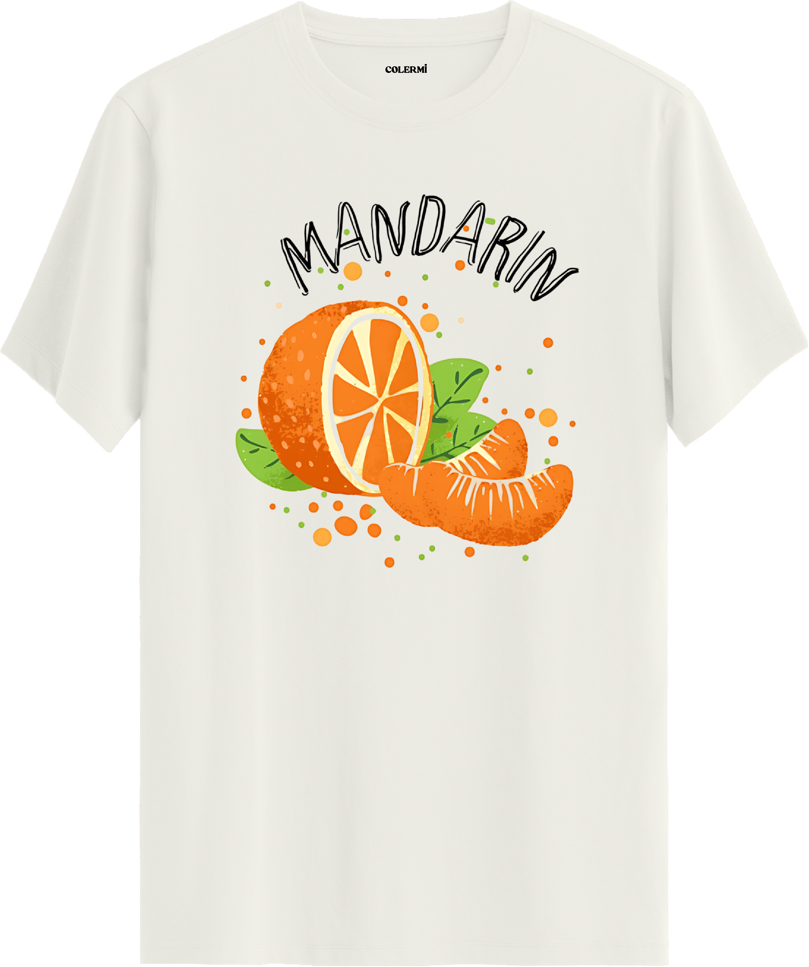 Mandalina Baskılı Tişört | Colermi Tişört