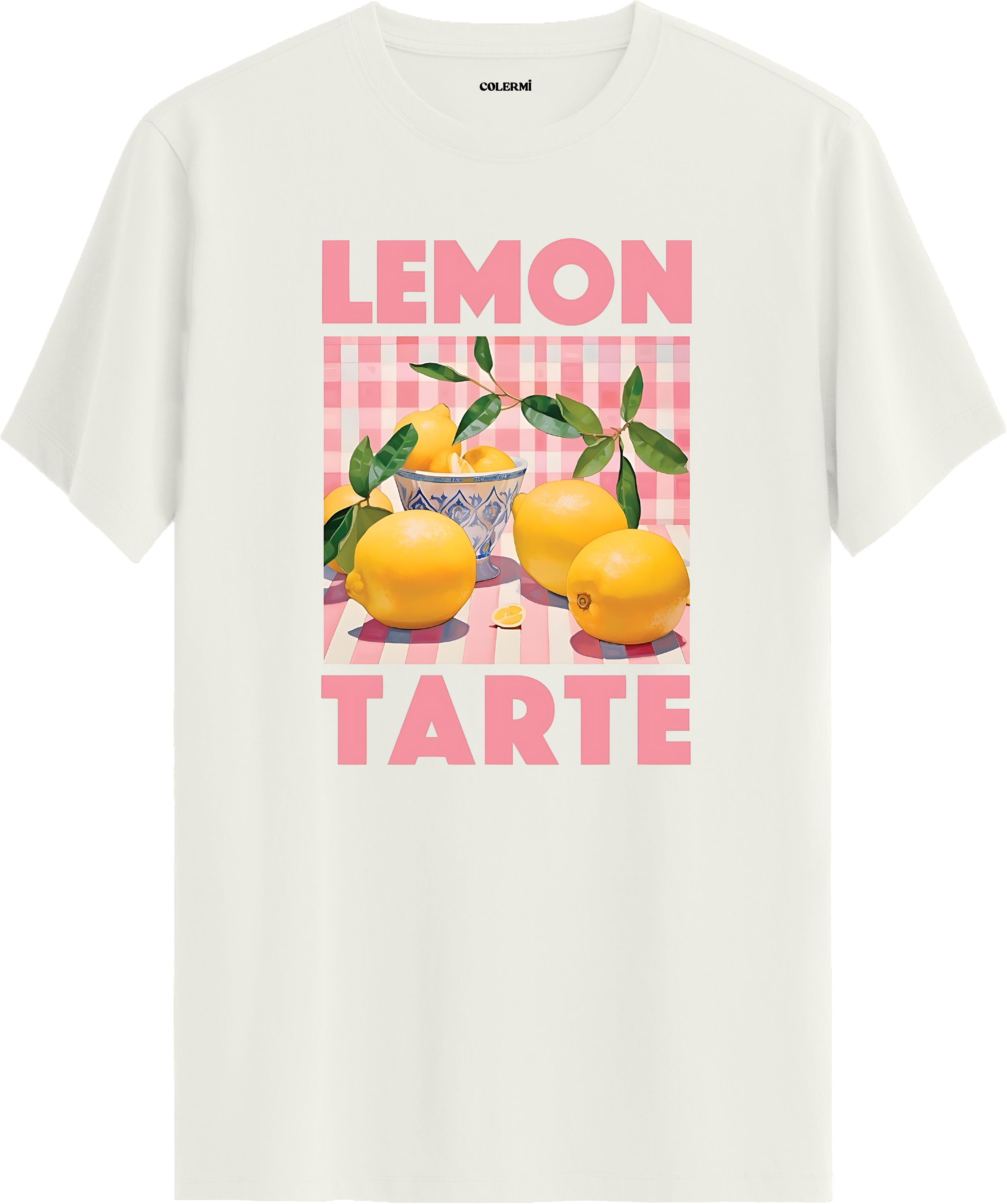 Limon Tarte Baskılı Tişört | Colermi Tişört
