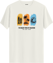 Vacation Surf Crew Baskılı Regular Tişört