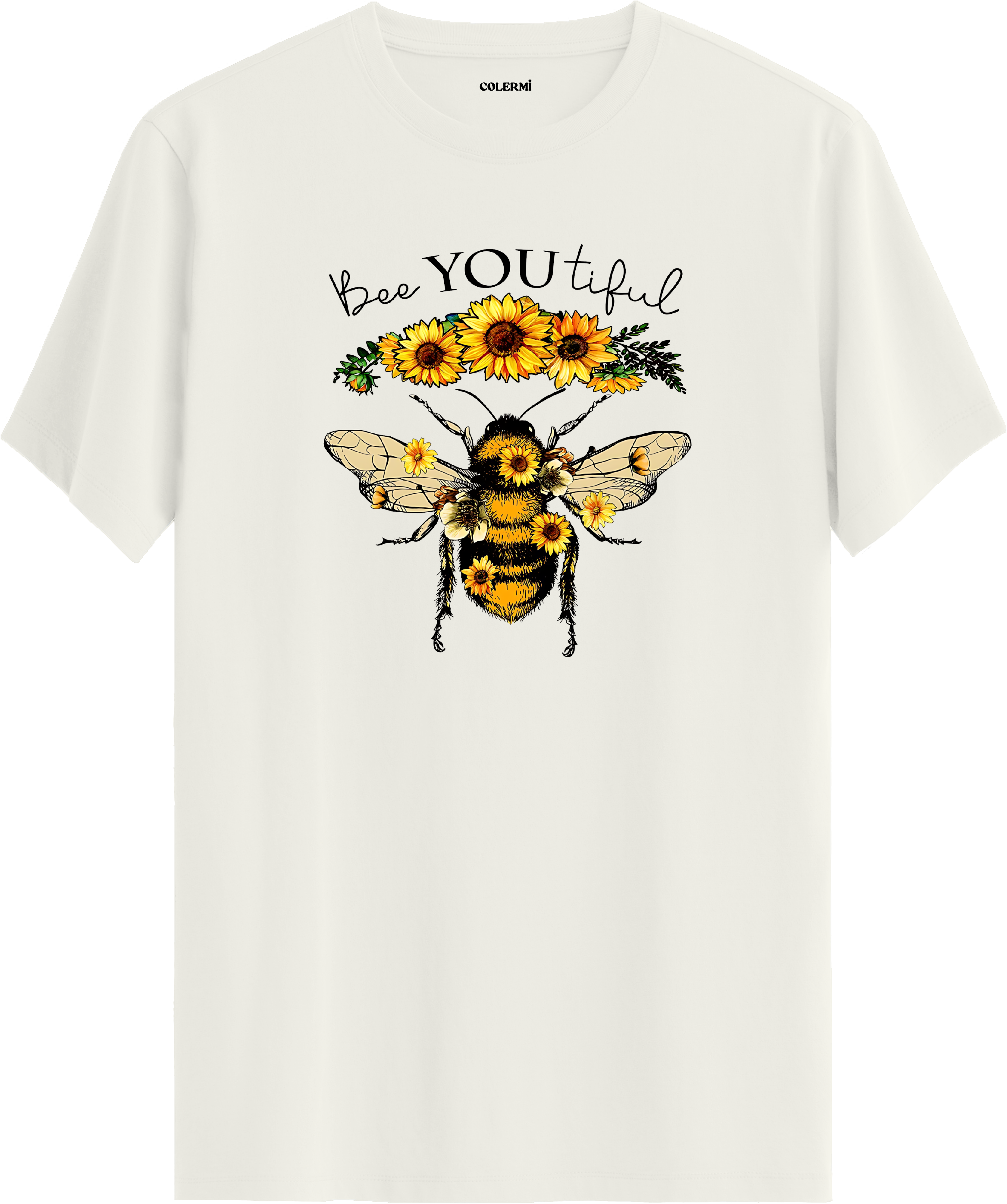 Bee You Tiful Baskılı Regular Tişört