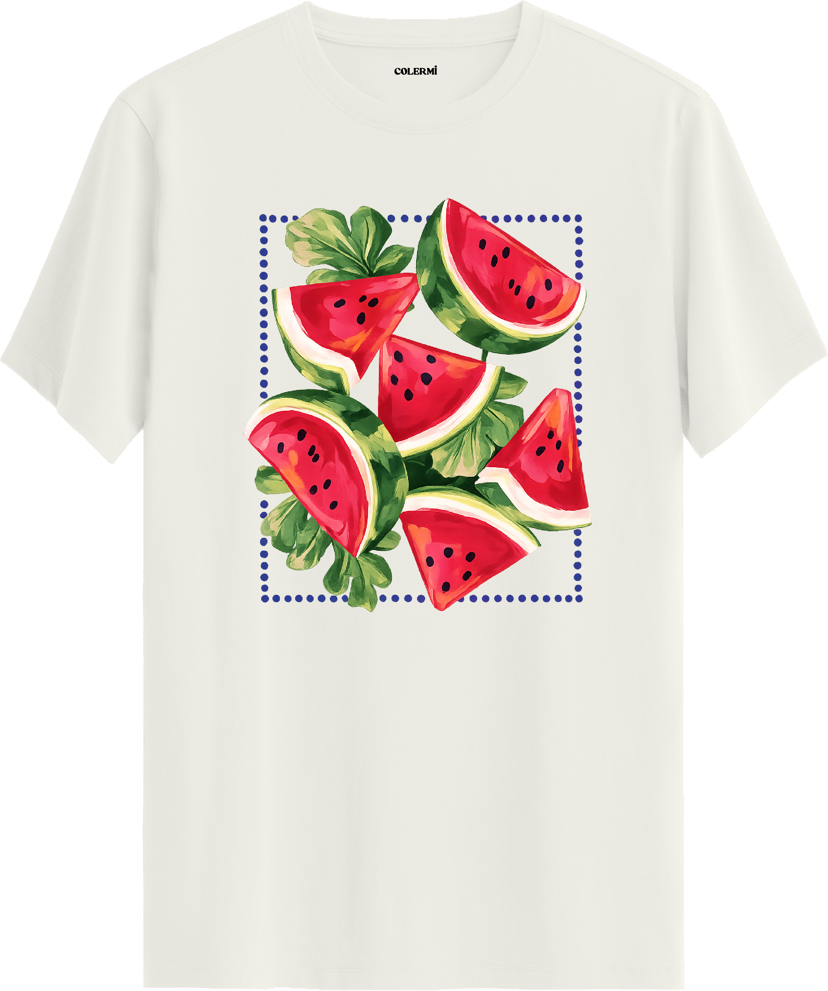 Watermelon Slice Baskılı Tişört | Colermi