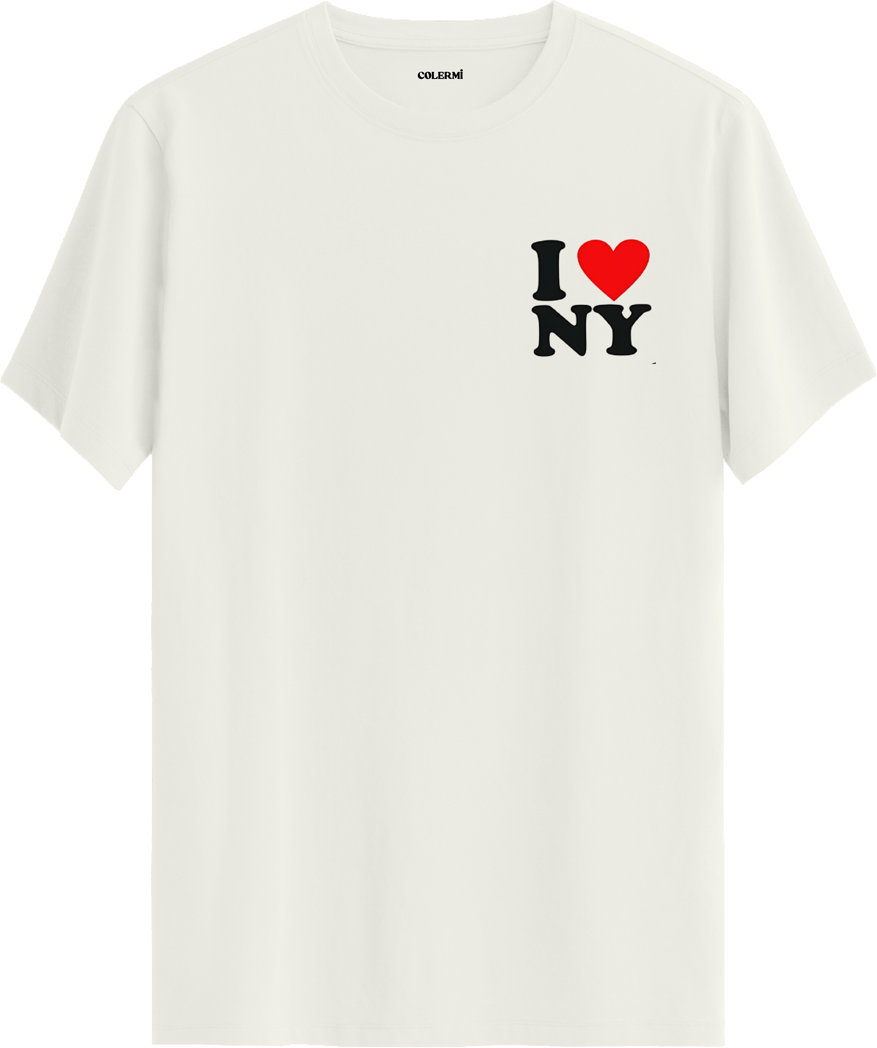 I Love NY Baskılı Regular Tişört