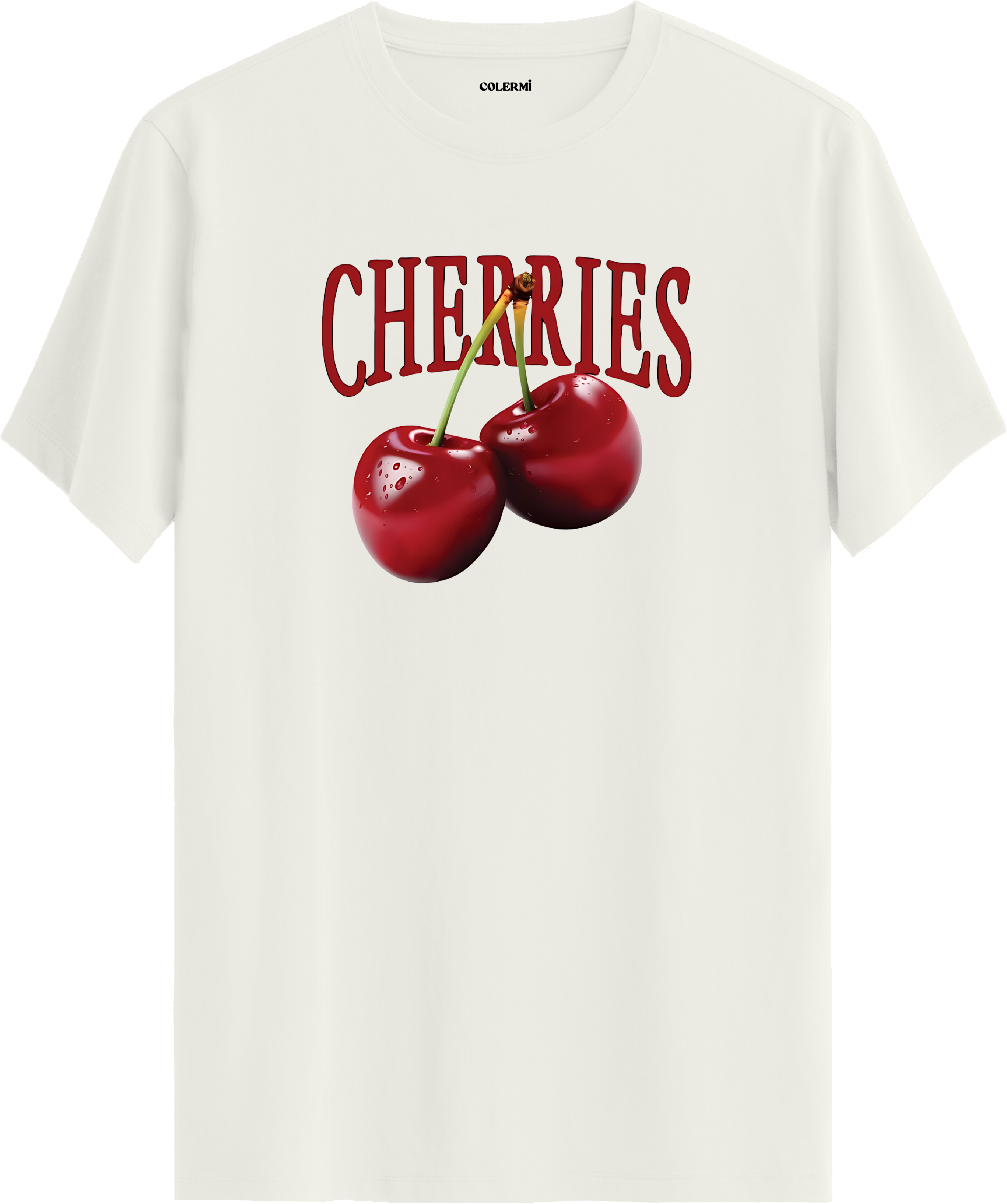 Cherries Baskılı Regular Tişört