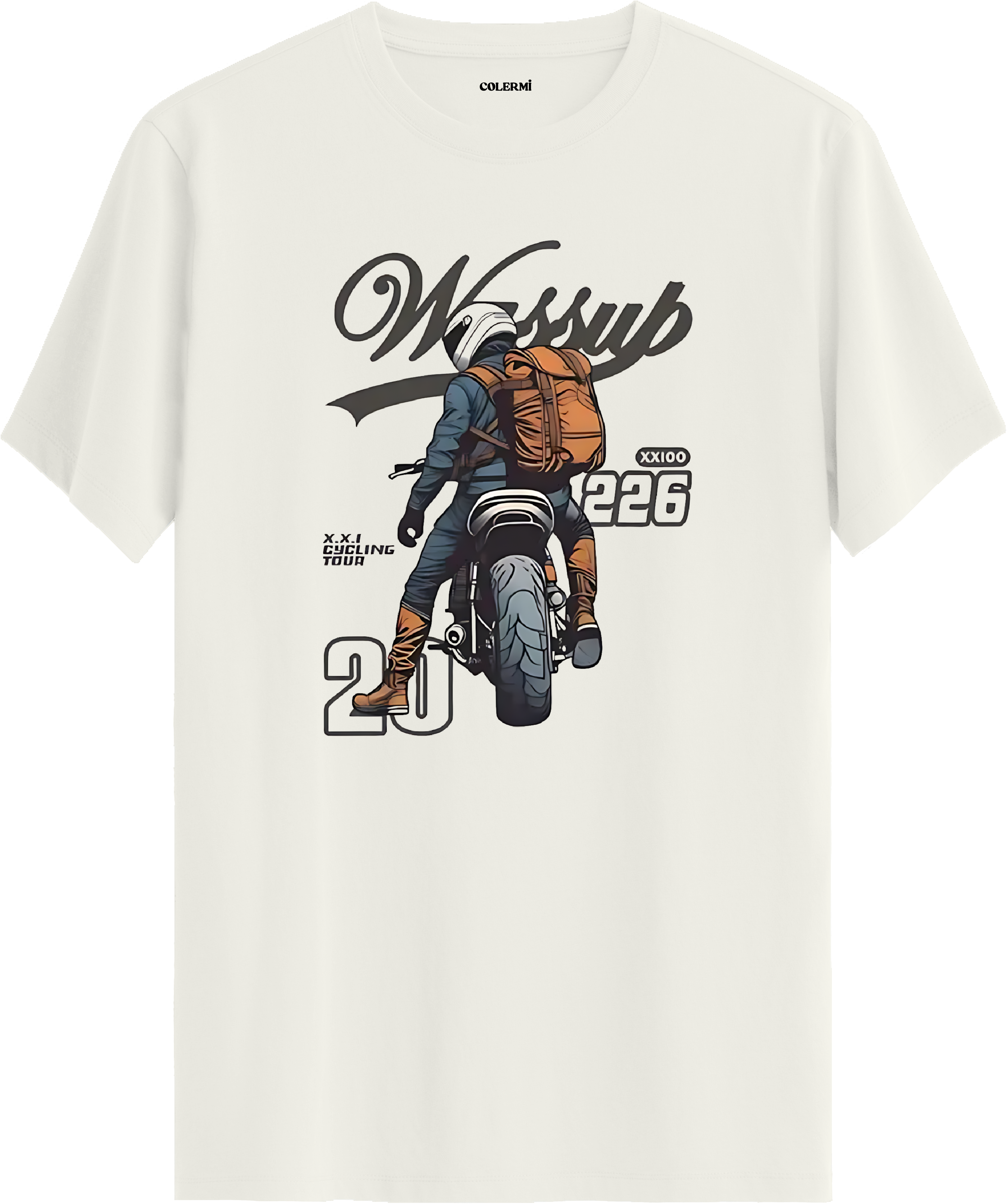 Motorcycle Rider Regular Tişört