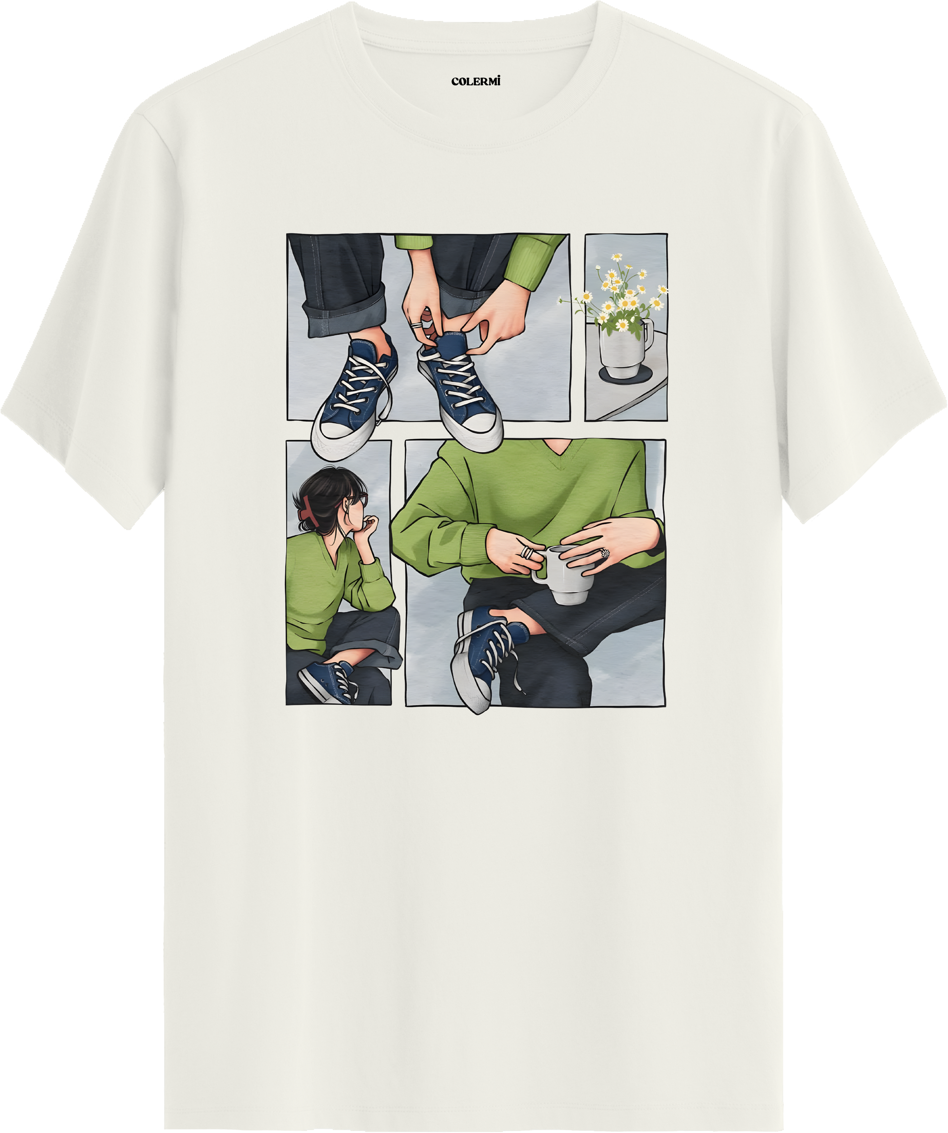 Retro Cozy Lifestyle Tişört | Colermi