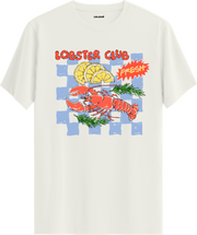 Lobster Club Baskılı Tişört | Colermi