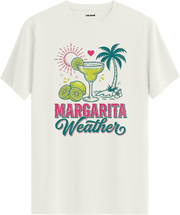 Margarita Weather Kokteyl Baskılı Regular Tişört