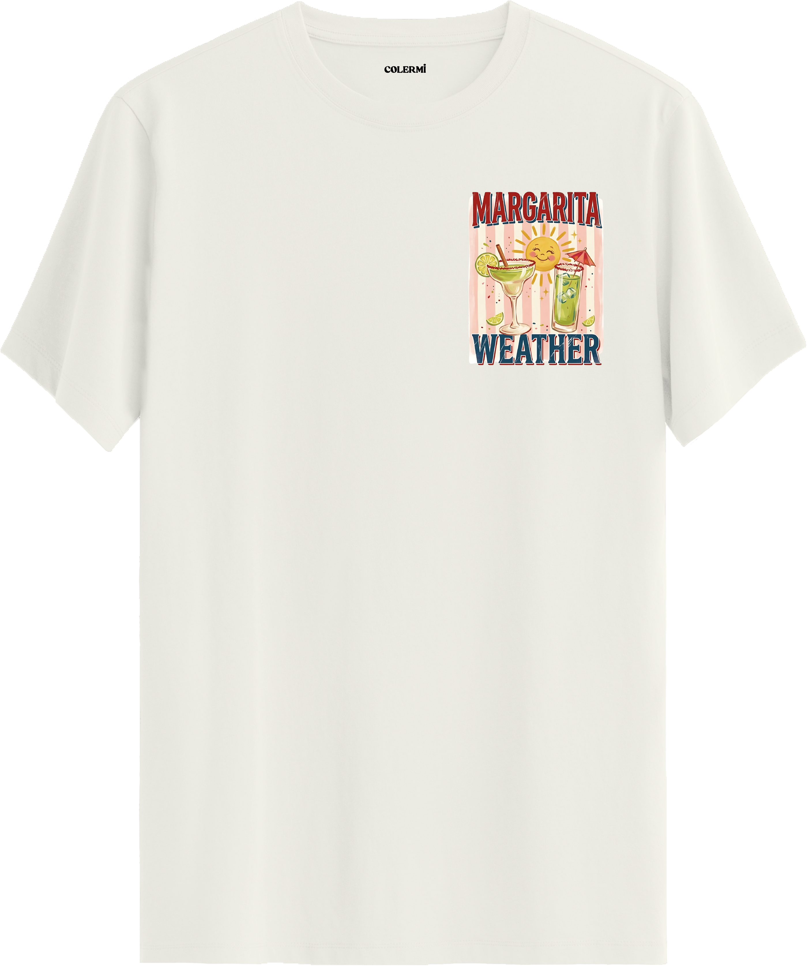 Margarita Weather Baskılı Regular Tişört