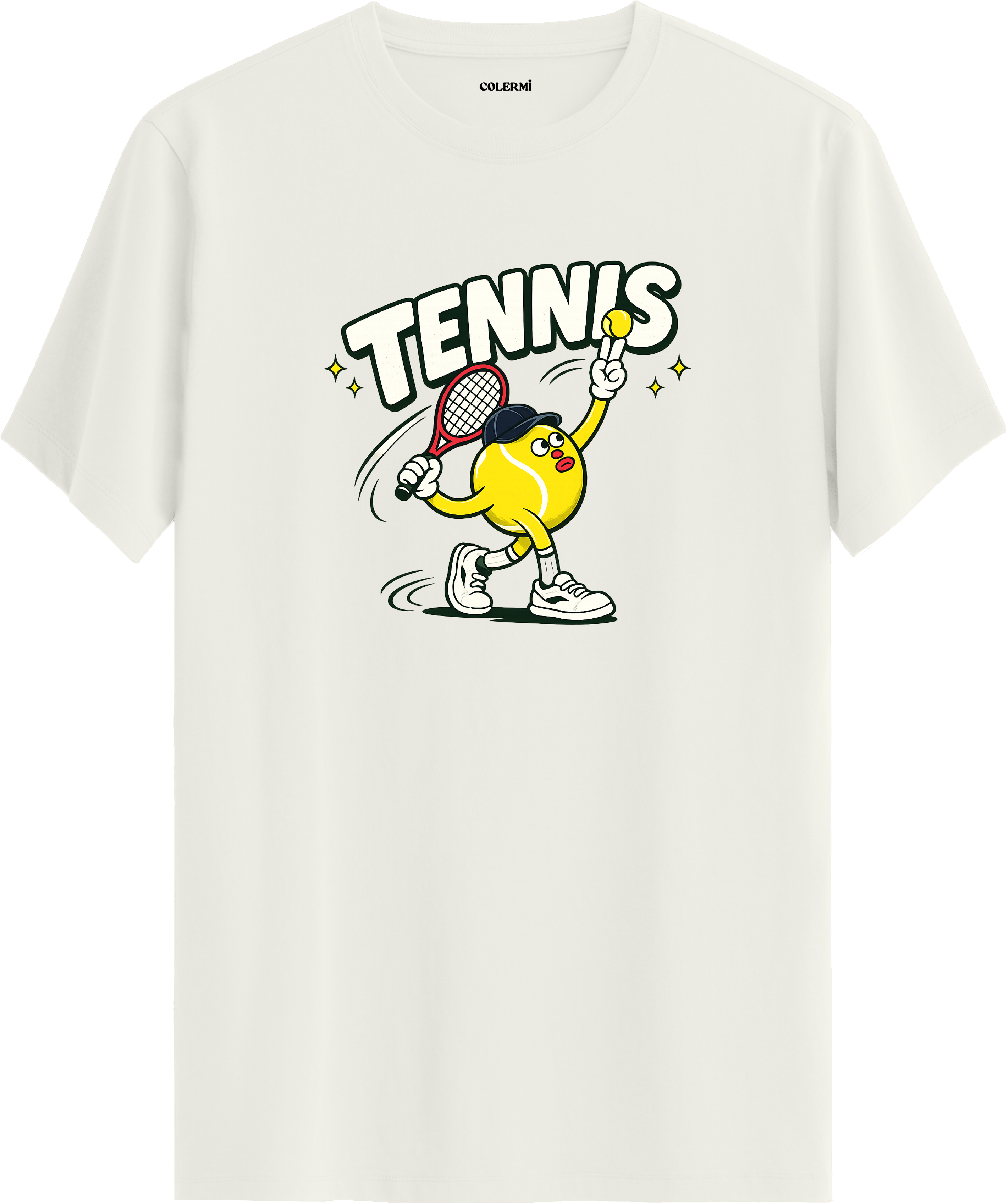 Tennis Ball Baskılı Regular Tişört
