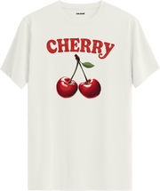 Cherry Baskılı Tişört | Colermi