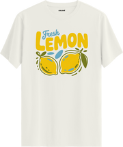 Fresh Lemon Baskılı Tişört | Colermi Tişört