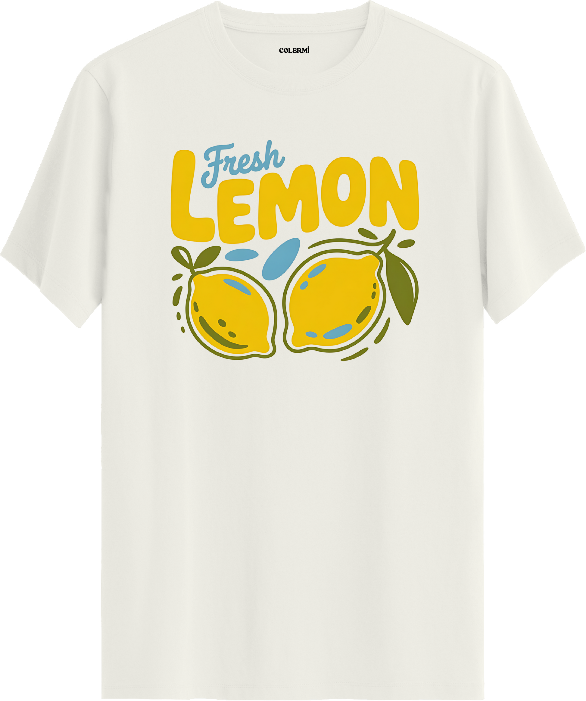Fresh Lemon Baskılı Tişört | Colermi Tişört