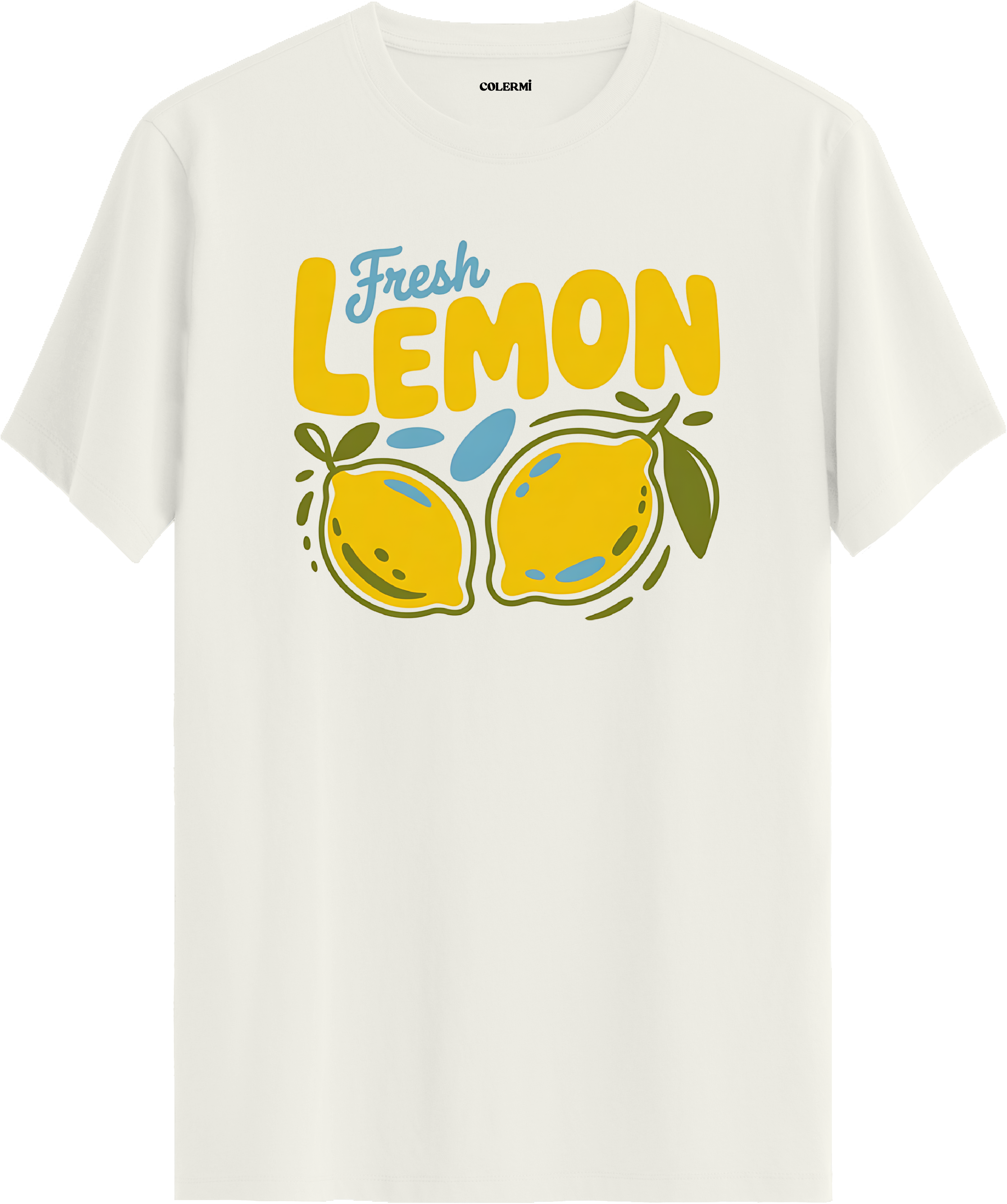 Fresh Lemon Baskılı Tişört | Colermi Tişört