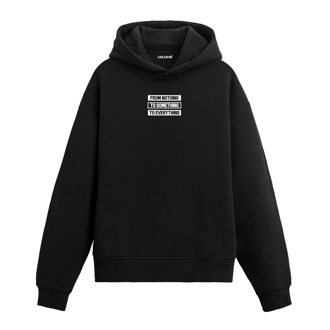From Nothing Graphic Hoodie - Simple Beginnings, Bold Journey
