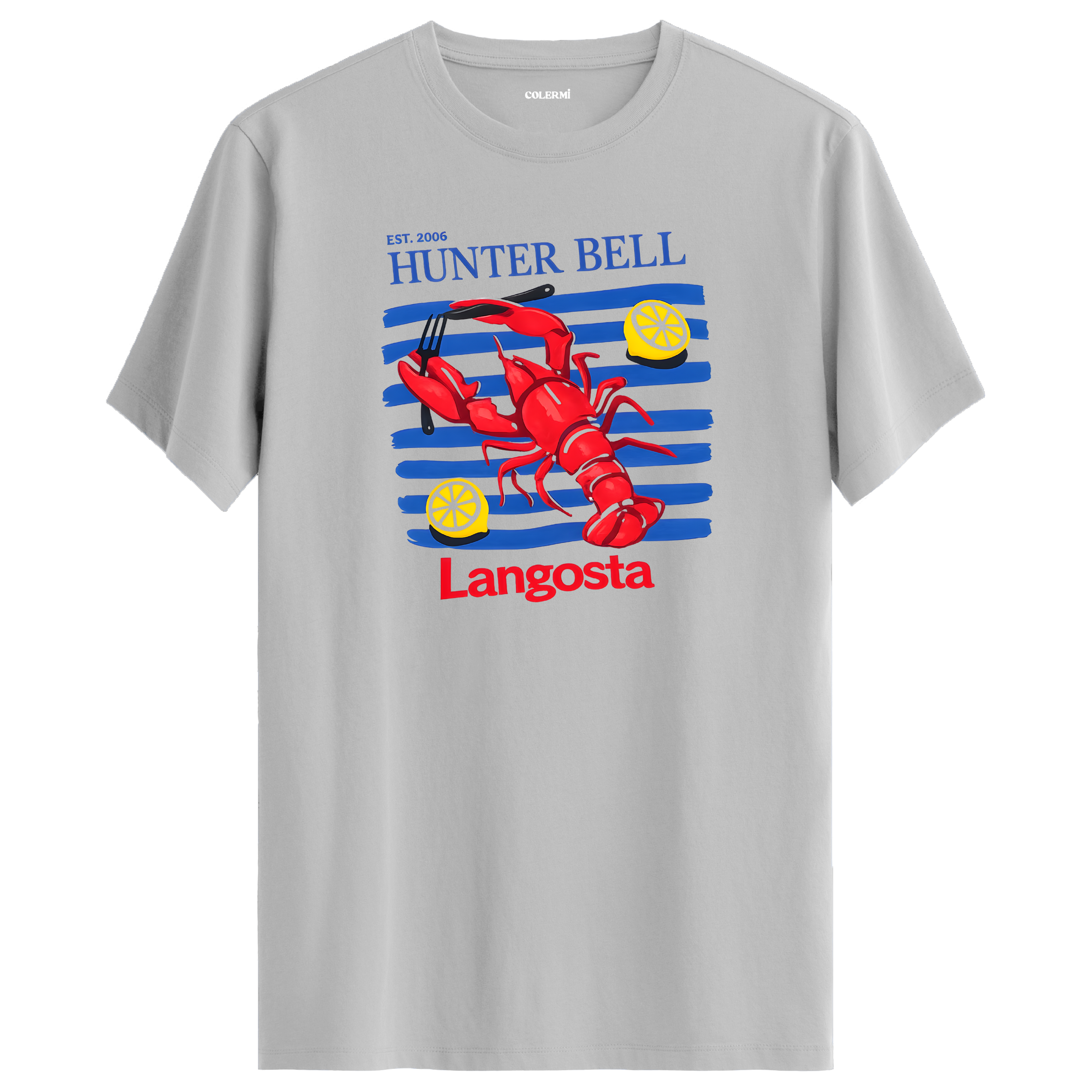 Langosta Lobster Istakoz Baskılı Tişört