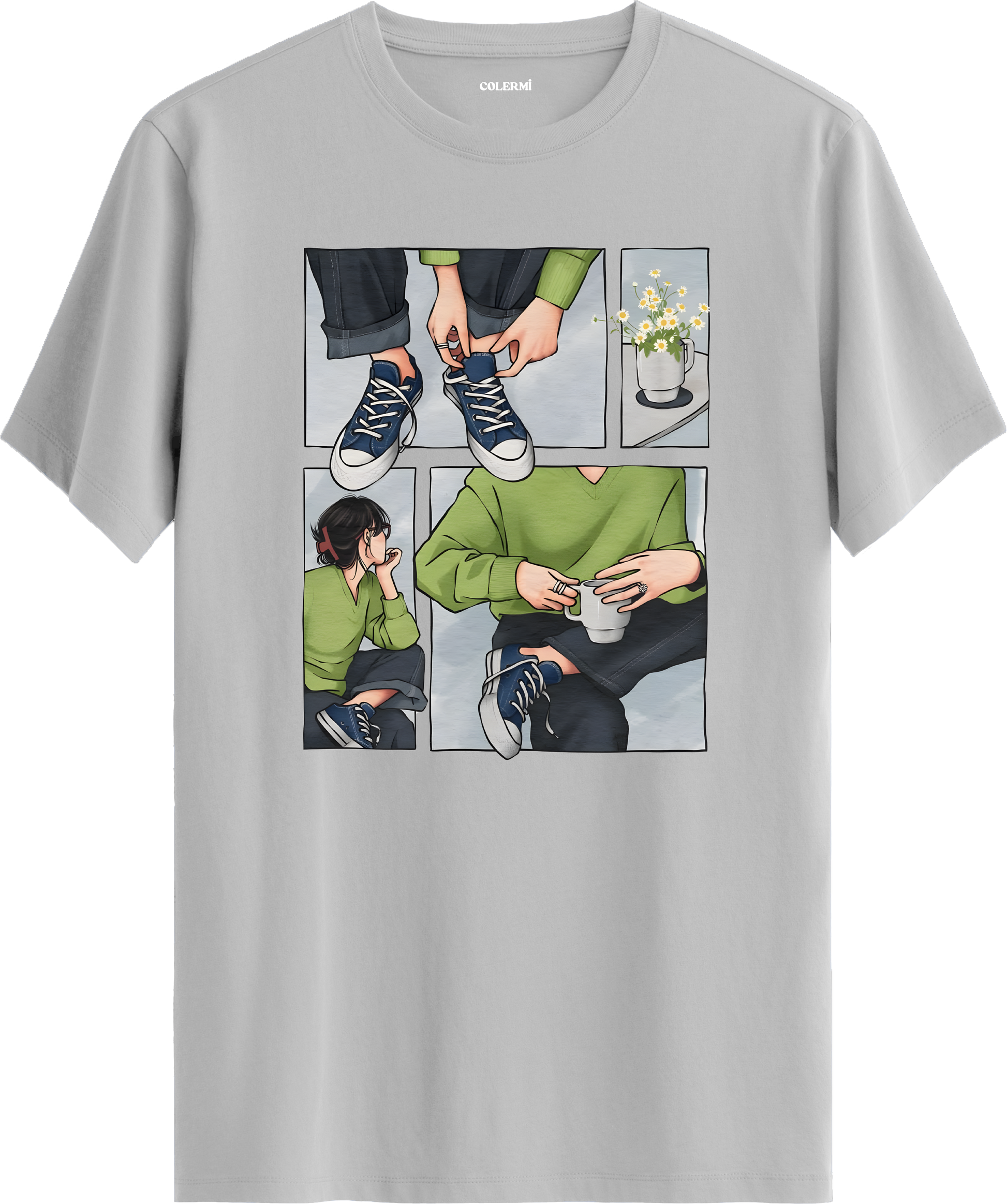 Retro Cozy Lifestyle Tişört görsel 5 | Colermi