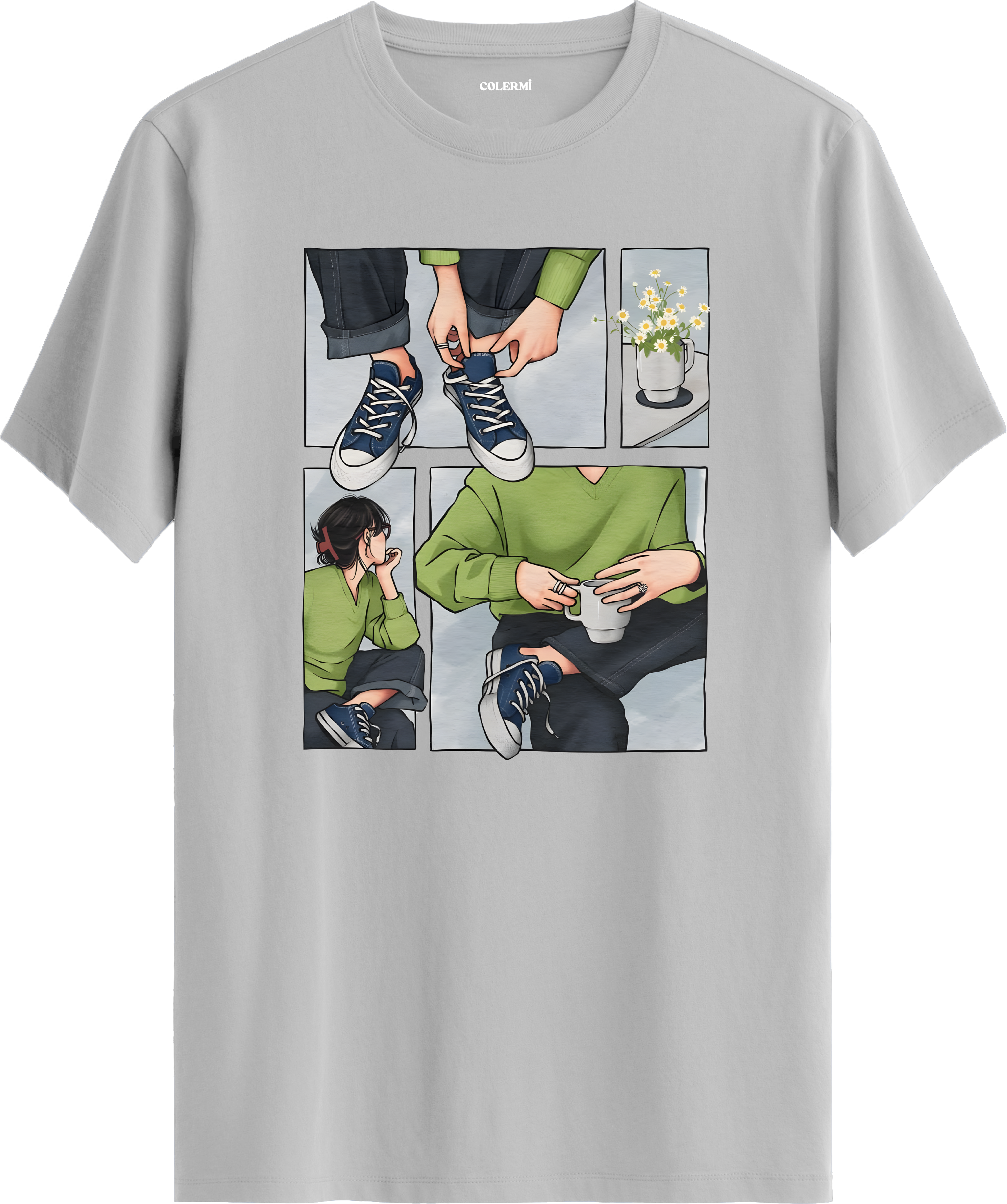 Retro Cozy Lifestyle Tişört görsel 5 | Colermi