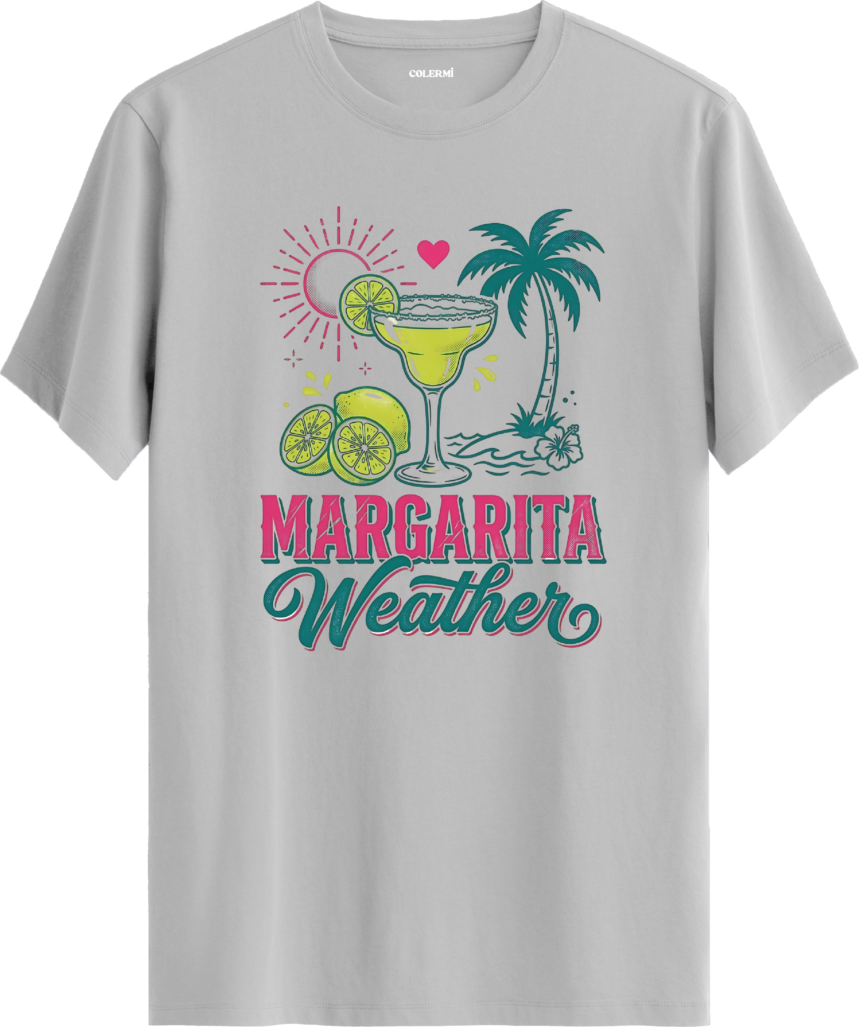 Margarita Weather Kokteyl Baskılı Regular Tişört
