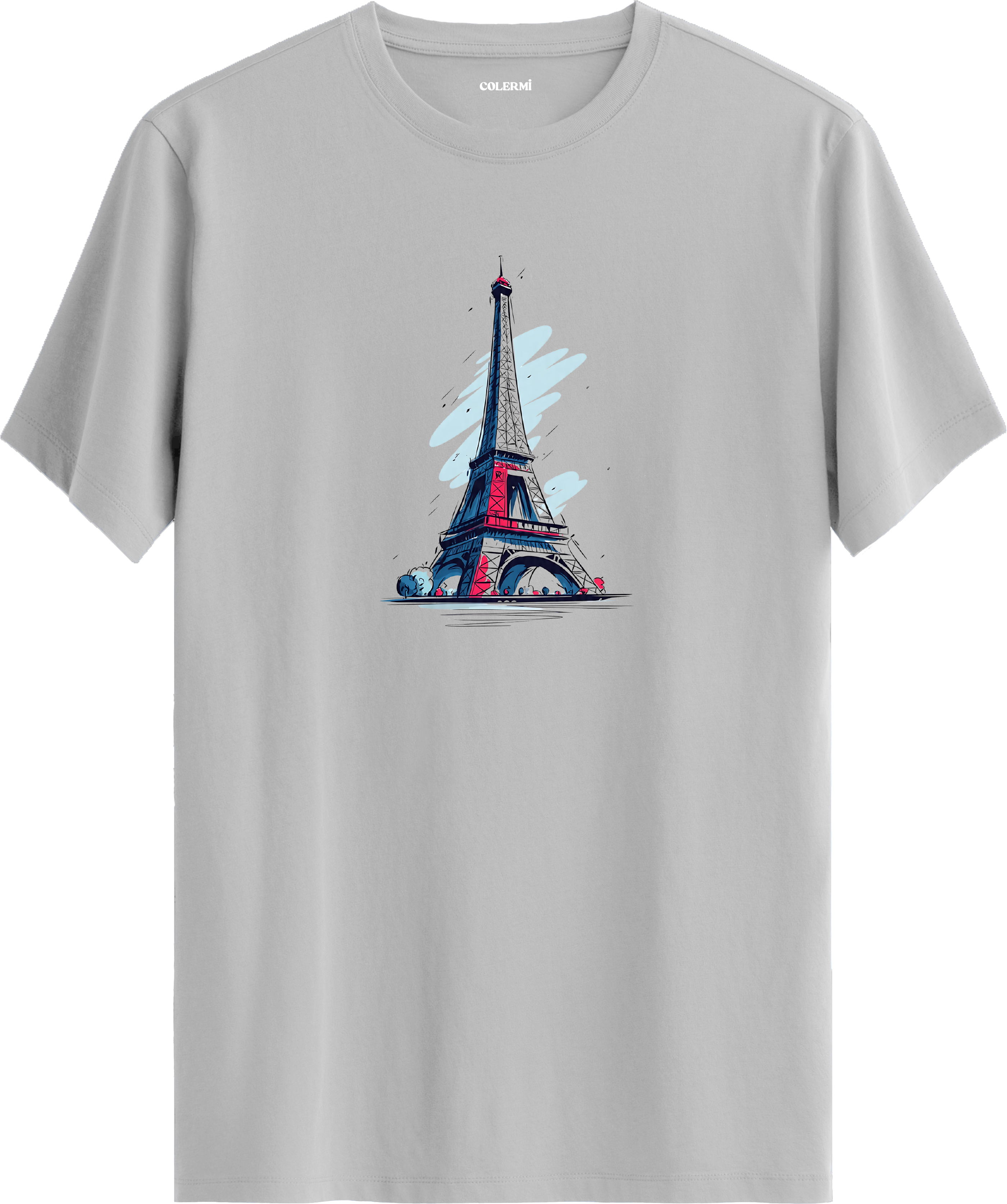 Eyfel Kulesi Paris Baskılı Regular Tişört