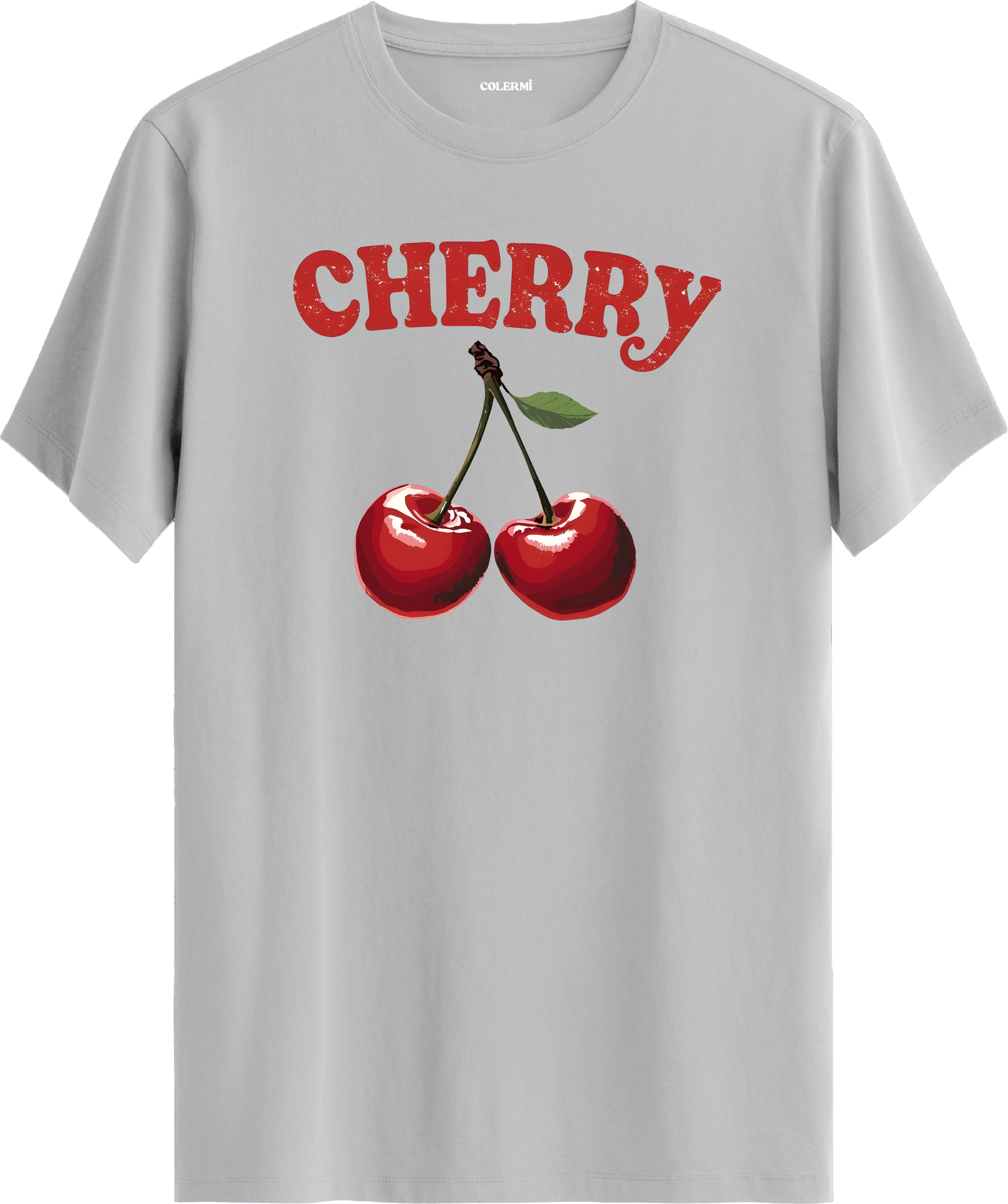 Cherry Baskılı Tişört görsel 5 | Colermi