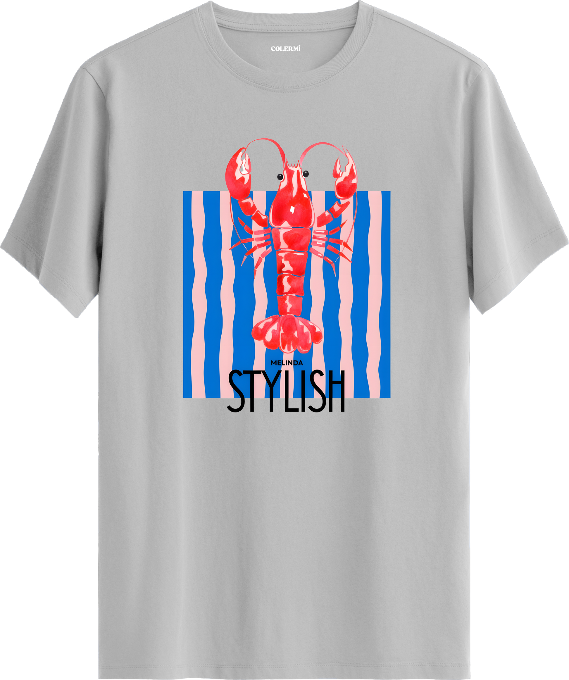 Stylish Lobster Tişört görsel 5 | Colermi