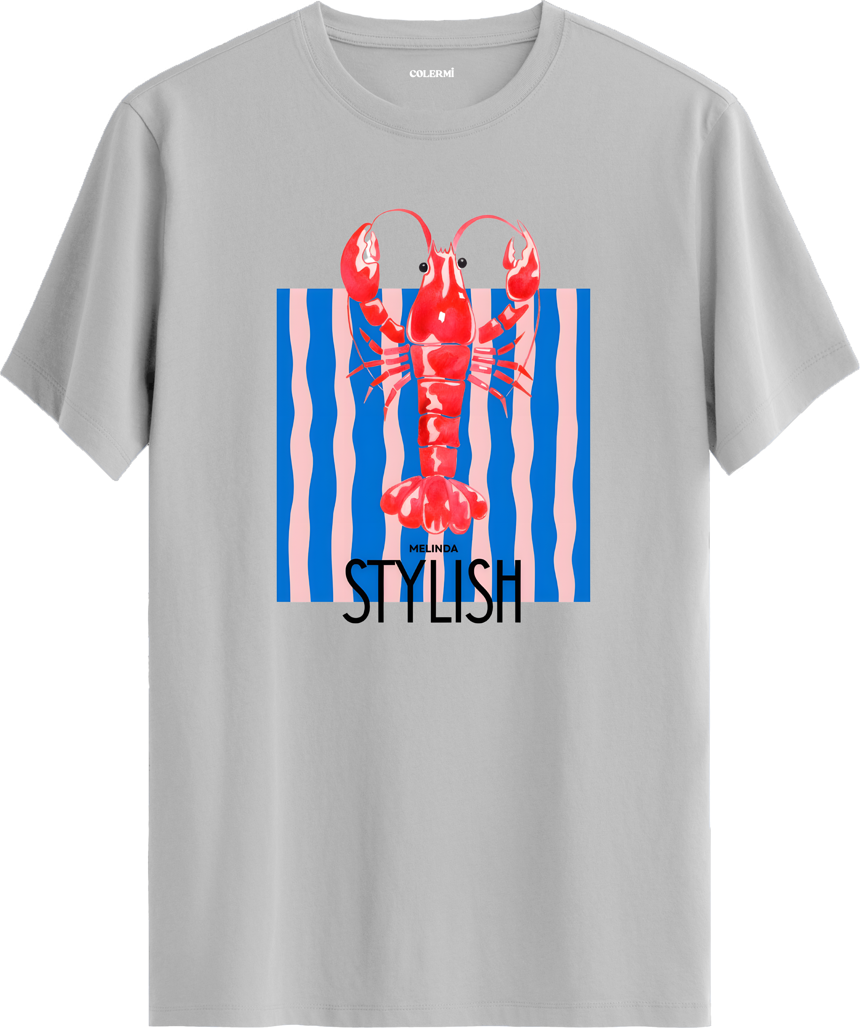 Stylish Lobster Tişört görsel 5 | Colermi