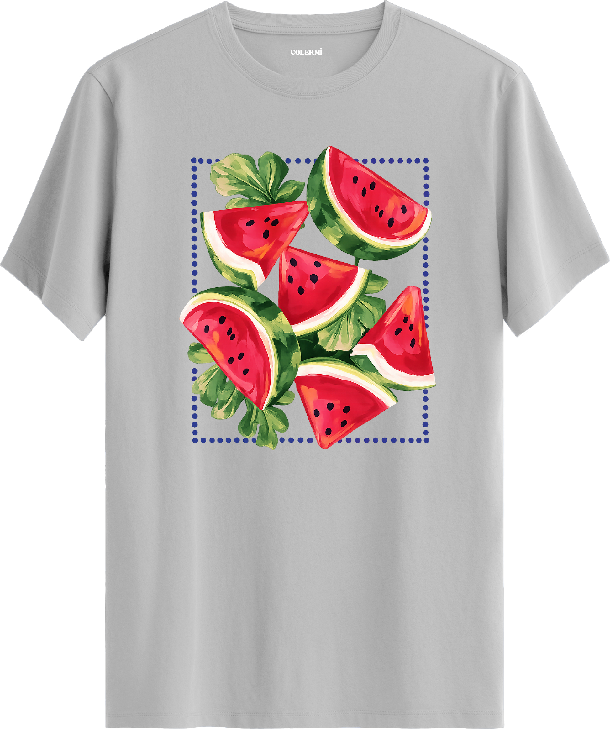 Watermelon Slice Baskılı Tişört görsel 5 | Colermi