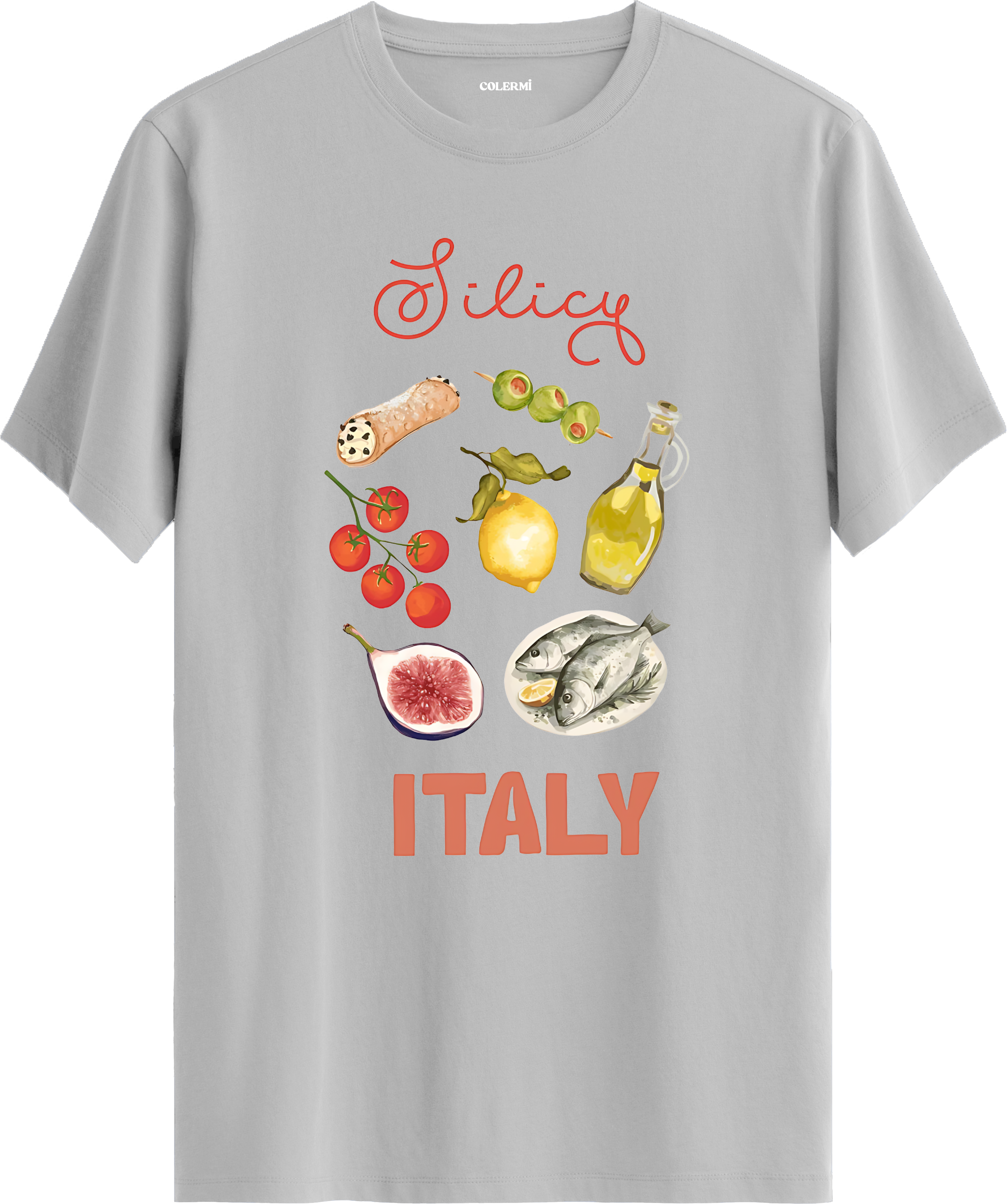Italy Baskılı Tişört